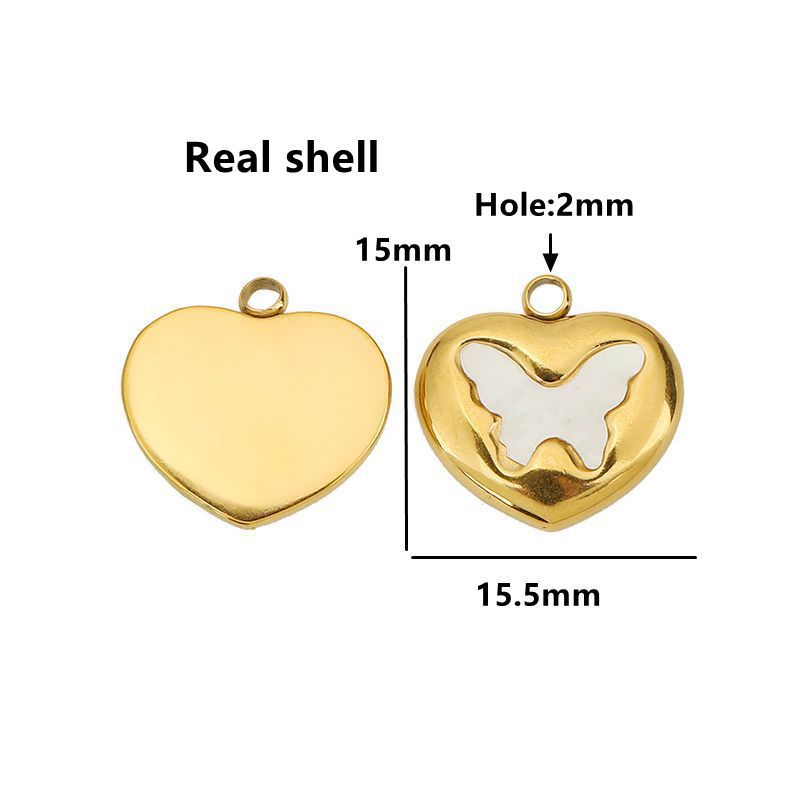 15*15.5 butterfly heart