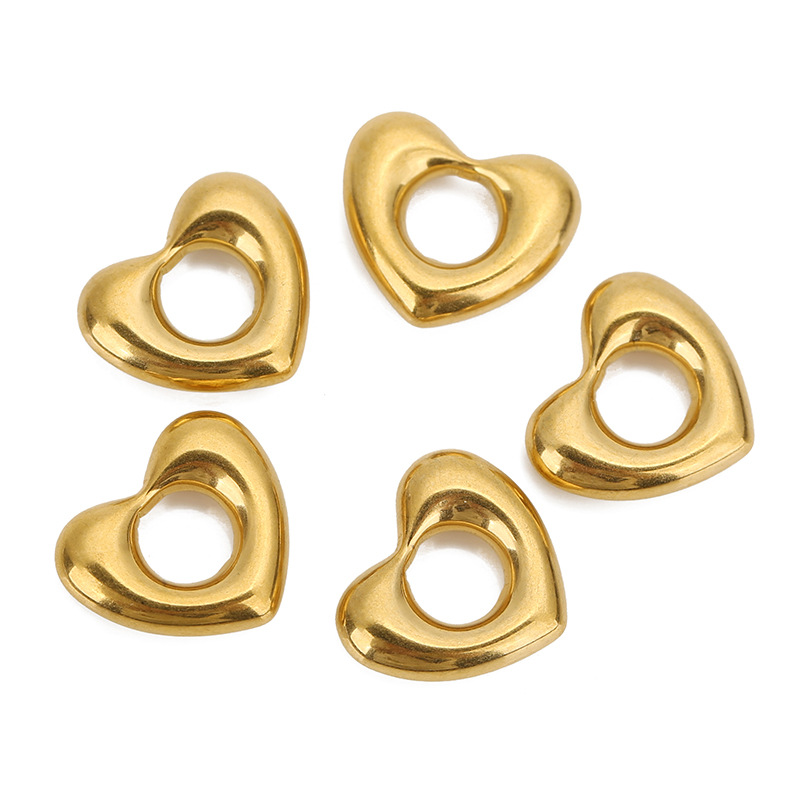 Big hole heart gold