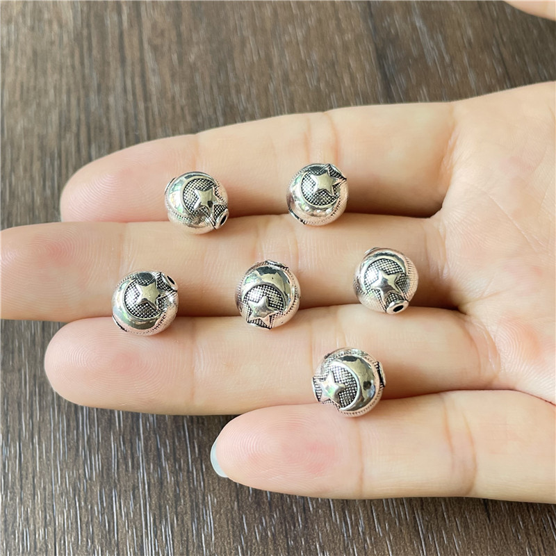 8mm ancient silver