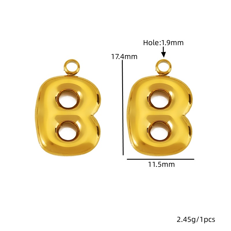 Golden letter-b