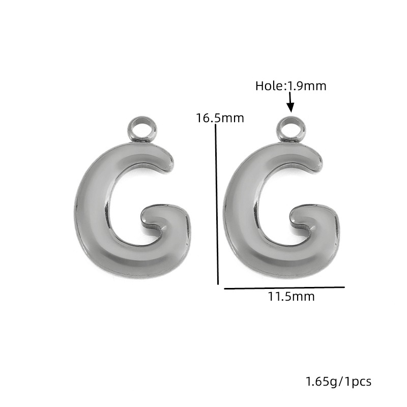 Steel color letter-g