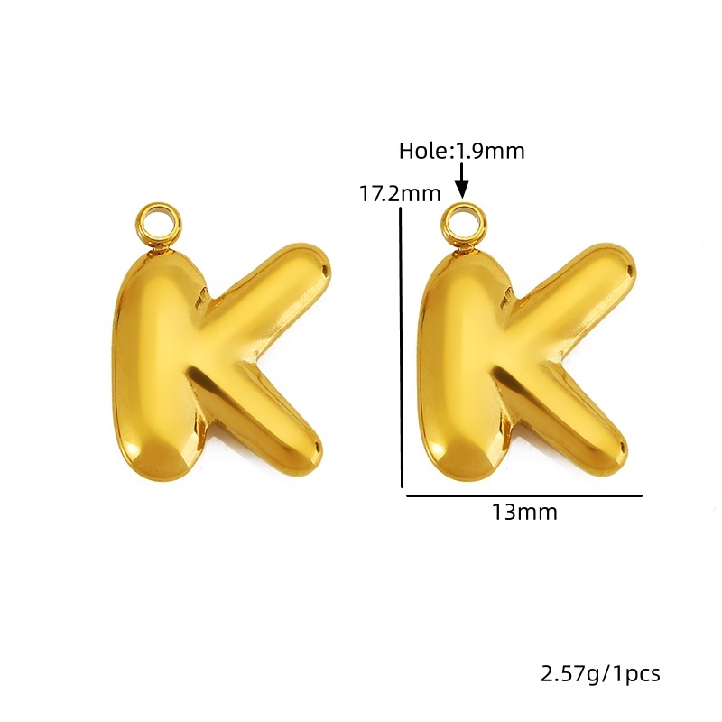 Golden letter-k