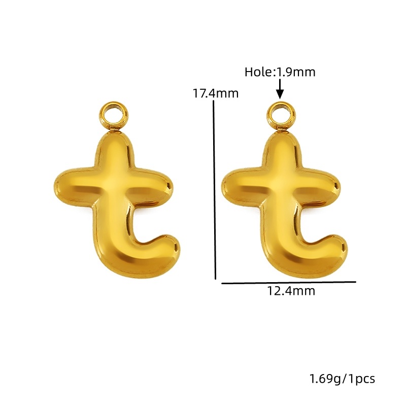Golden letter-t