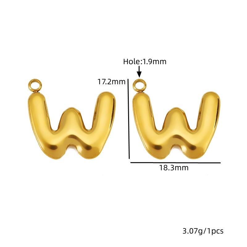 Golden letters-w