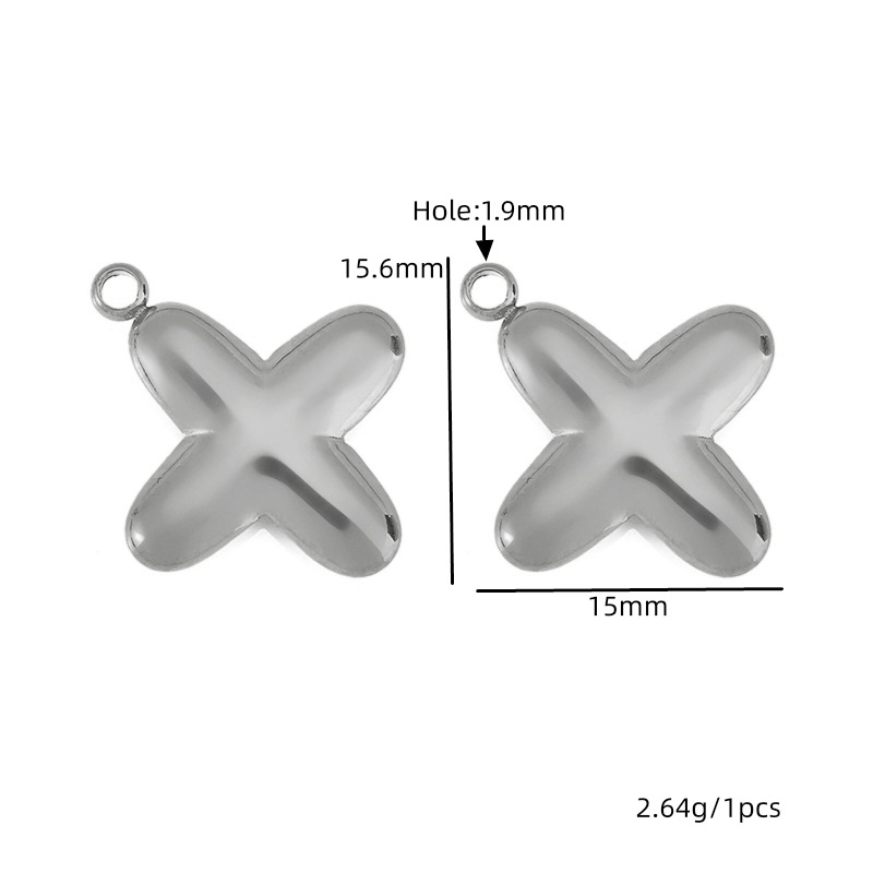 Steel color letter-x