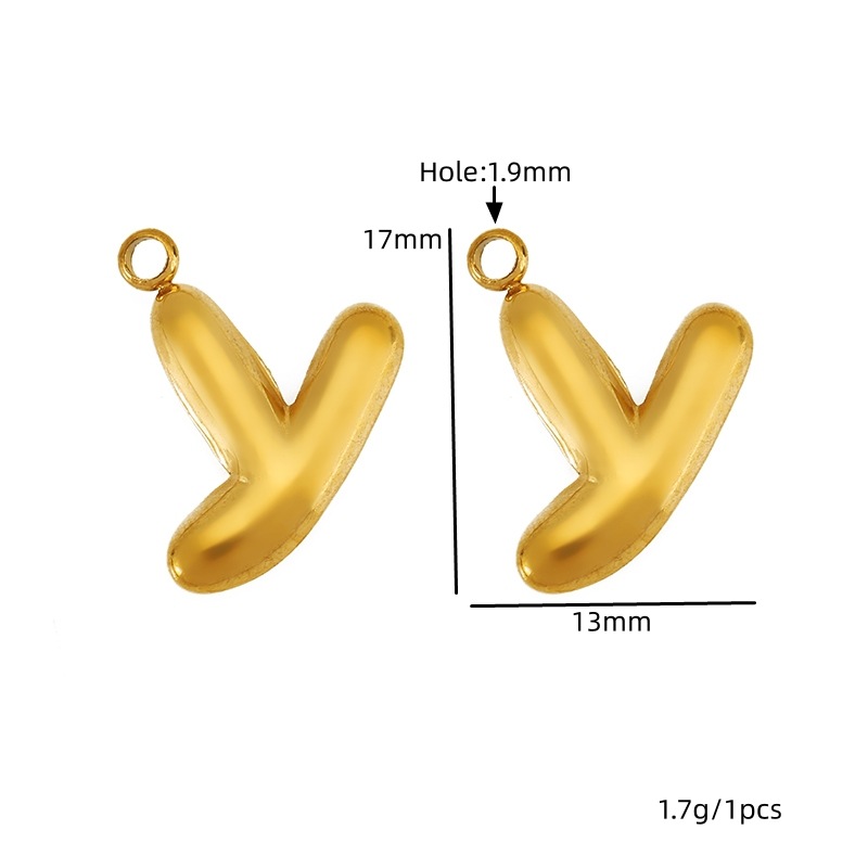 Golden letter-y