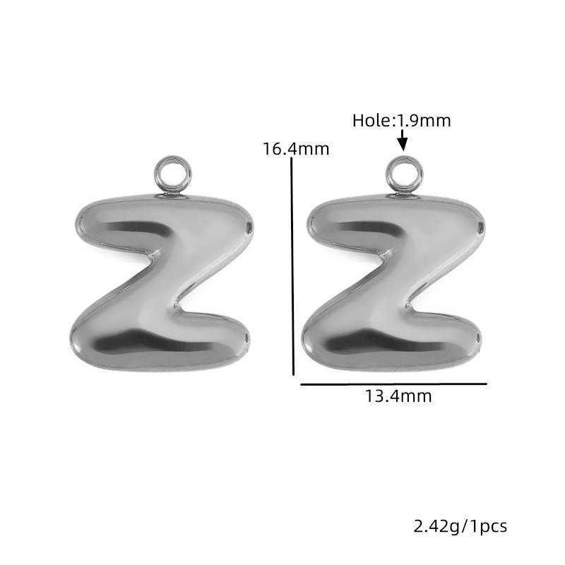 Steel color letter-z