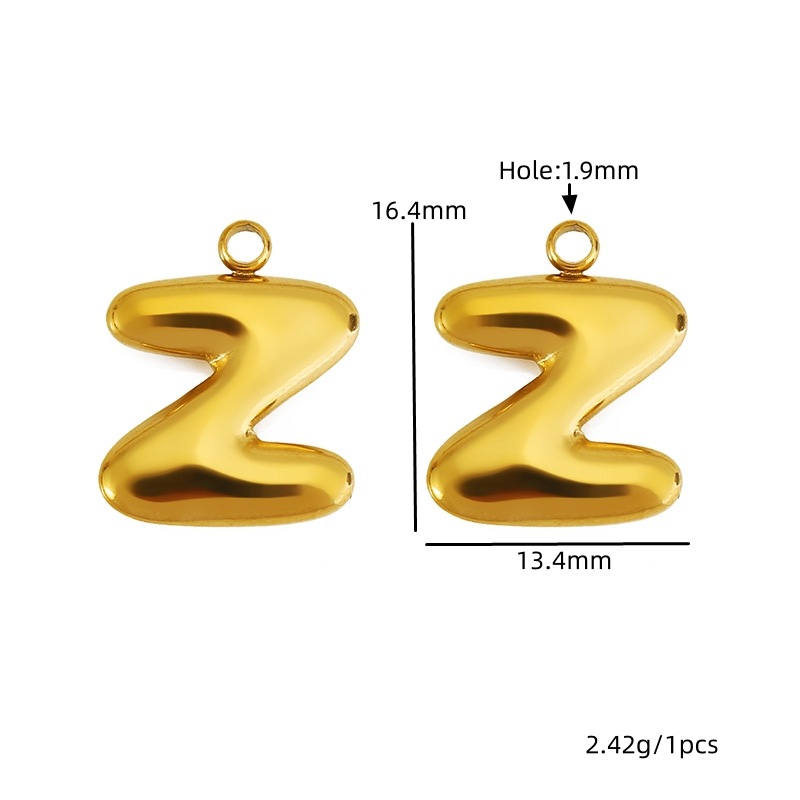 Golden letter-z