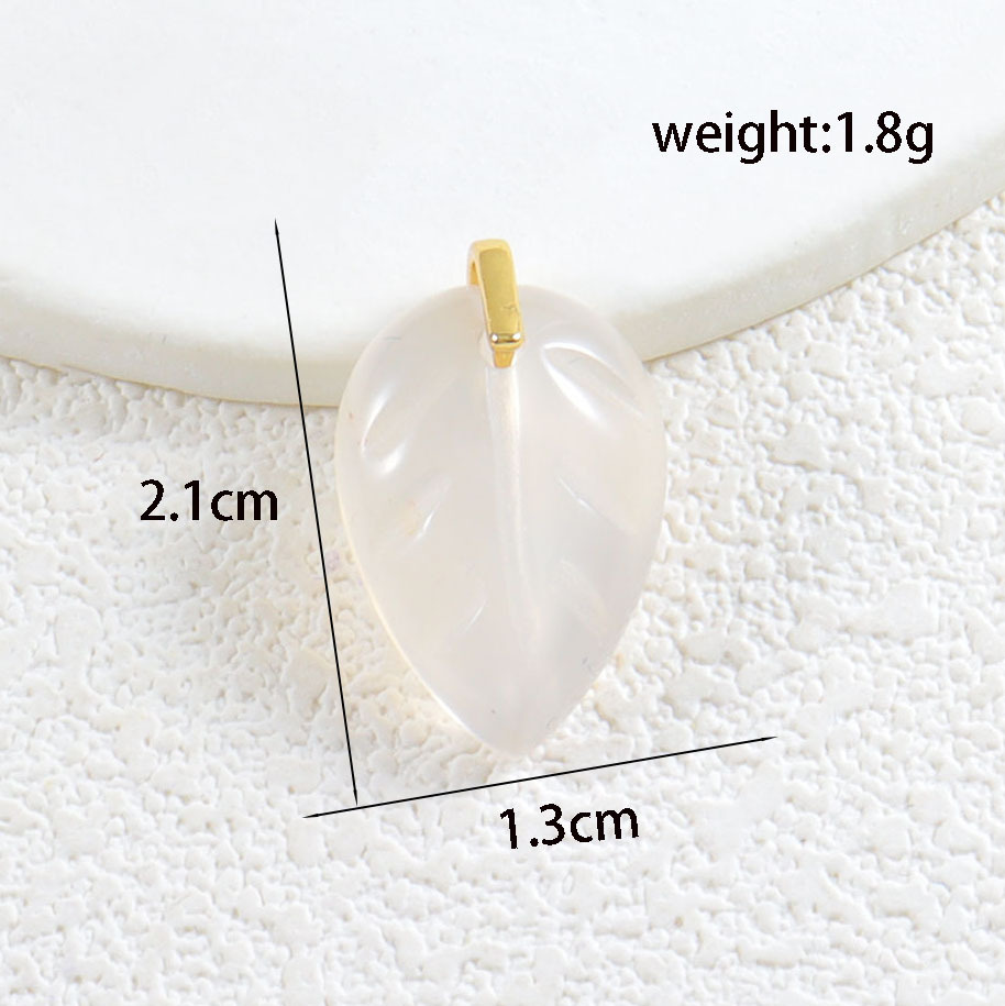 G leaf white agate