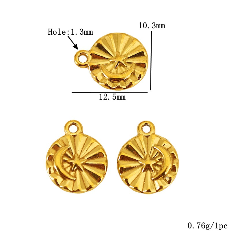 Golden star and moon 1508