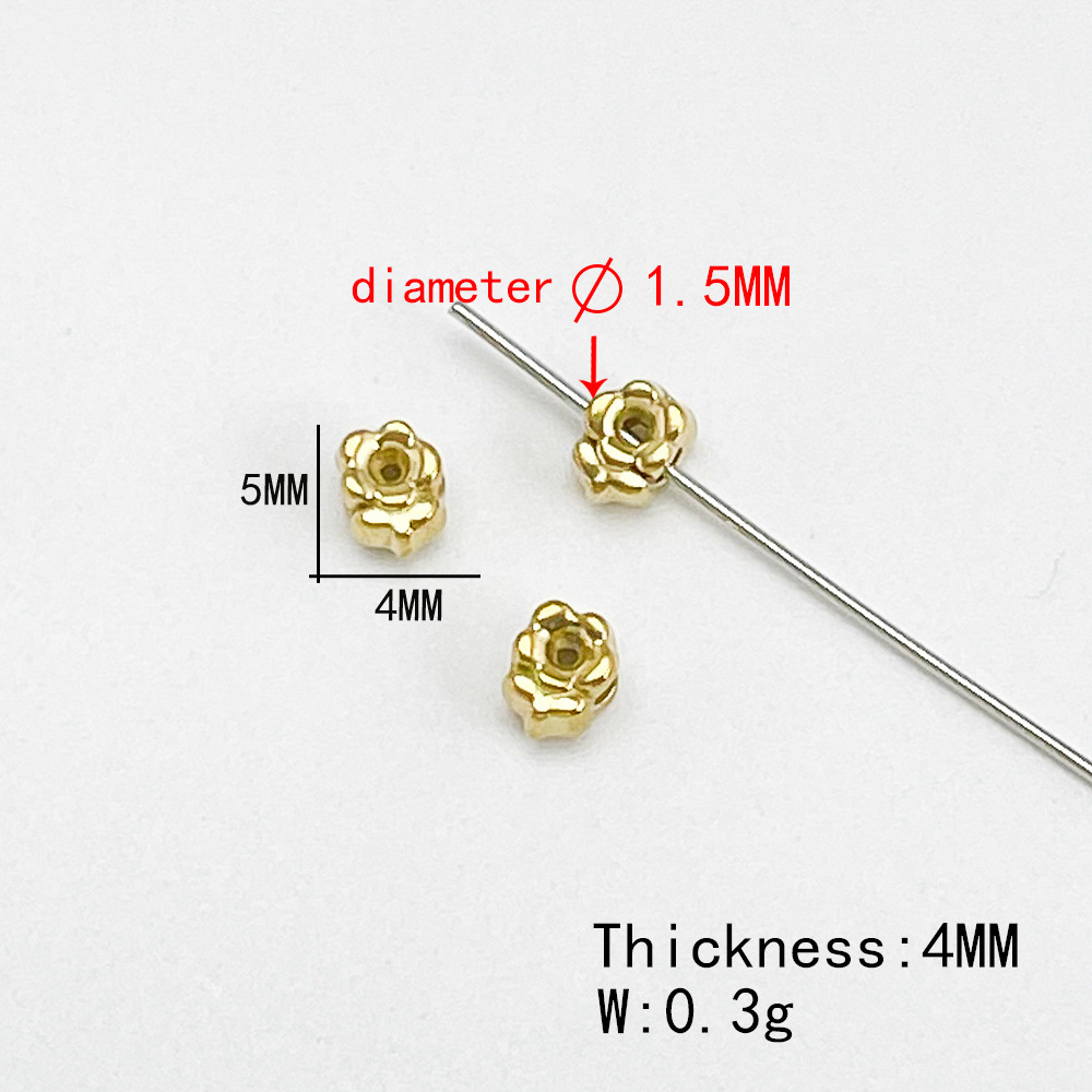 Gold 5x4mm