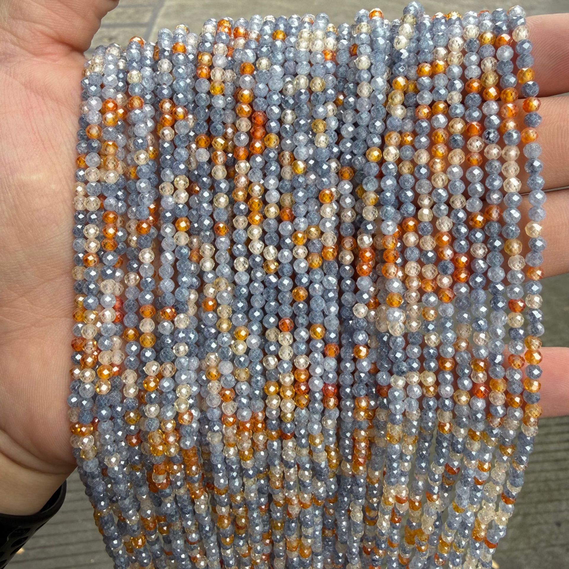 Dark orange zirconium