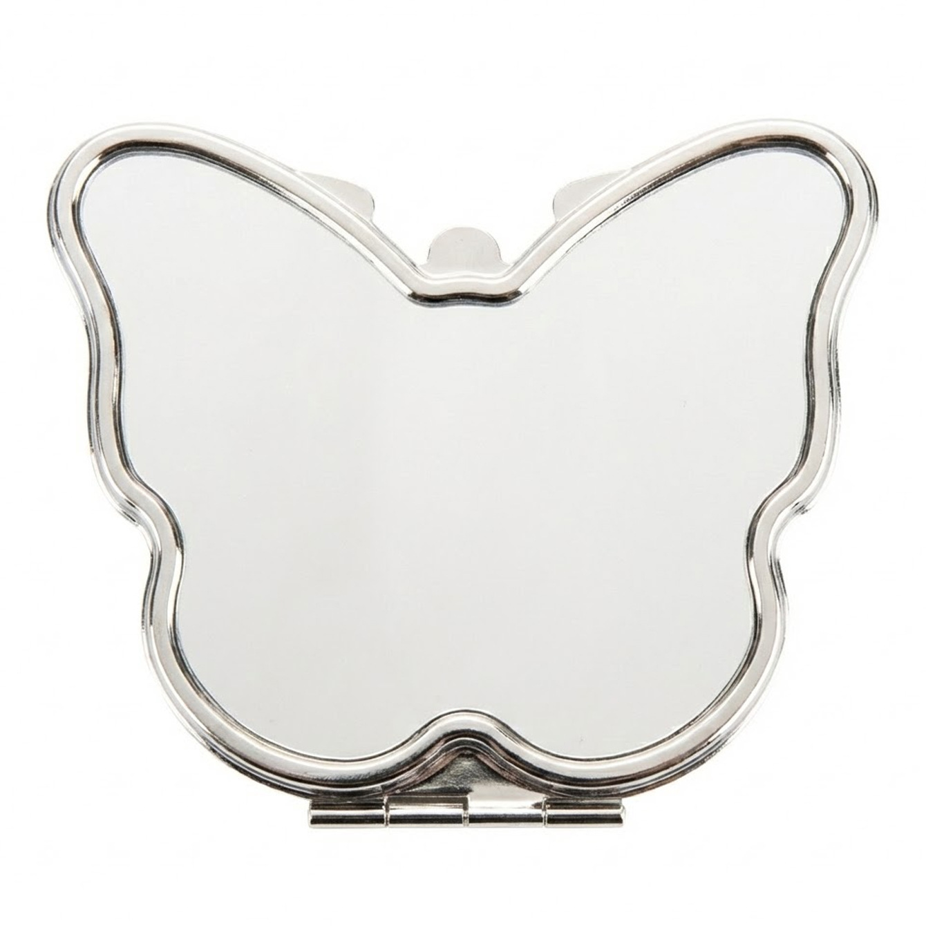 Butterfly shaped magnetic makeup mirror 75*85mm