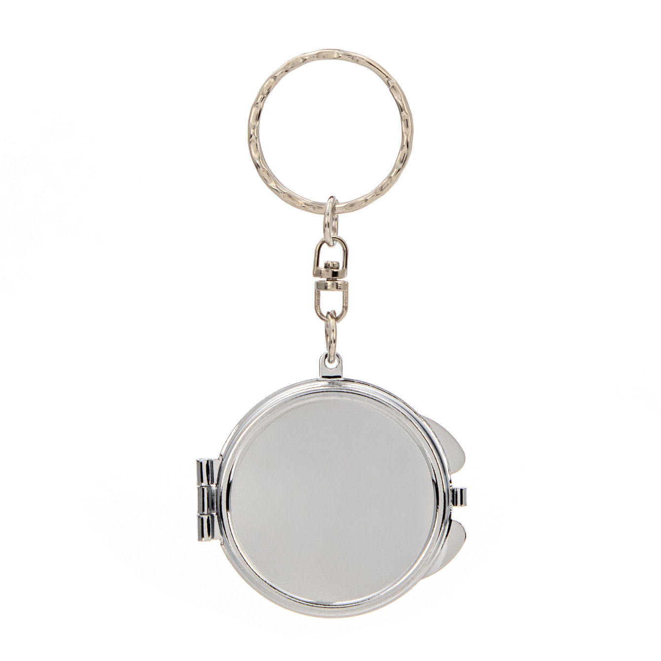 Round snap keychain cosmetic mirror 40*40mm