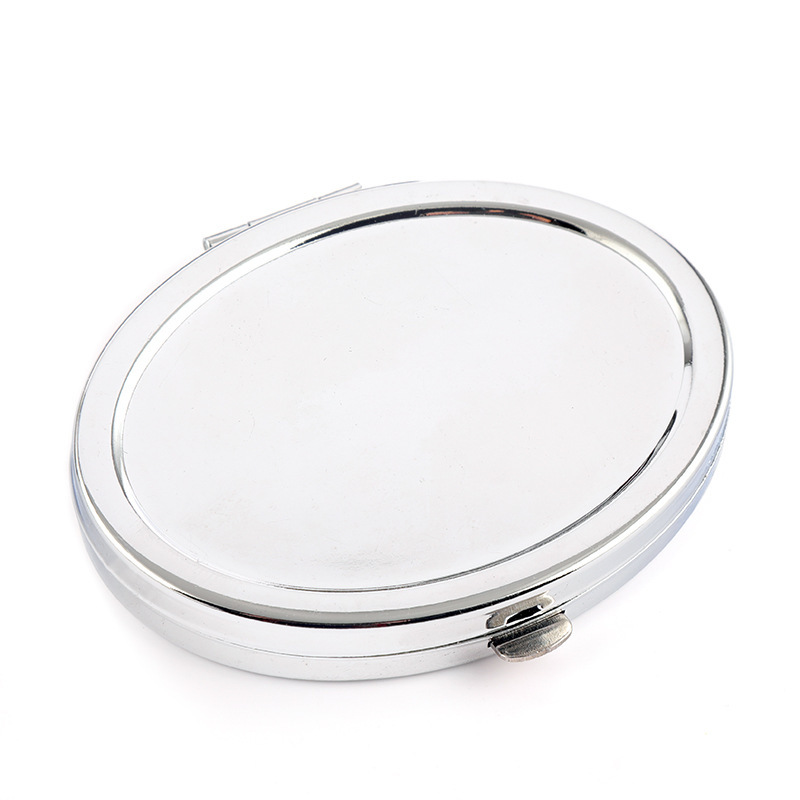 Oval button cosmetic mirror 60*70mm