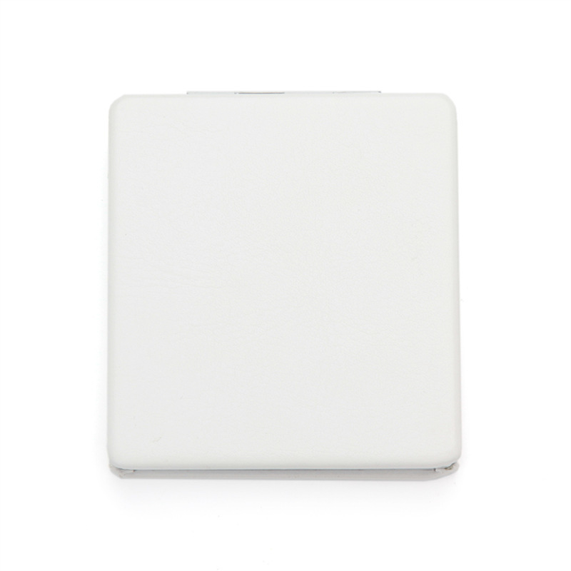 Rectangular pu inner magnetic cosmetic mirror 60*70mm