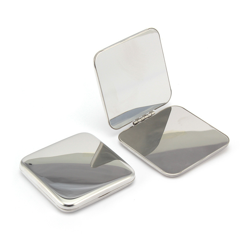 Square stainless steel cosmetic mirror 56*56mm