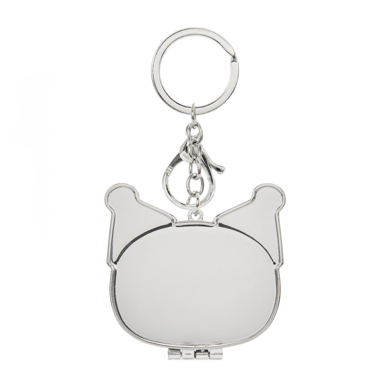 Cat face keychain cosmetic mirror 65*67mm