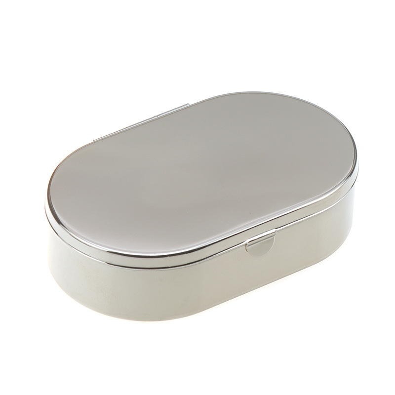 Oval snap medicine box 52*85*22mm