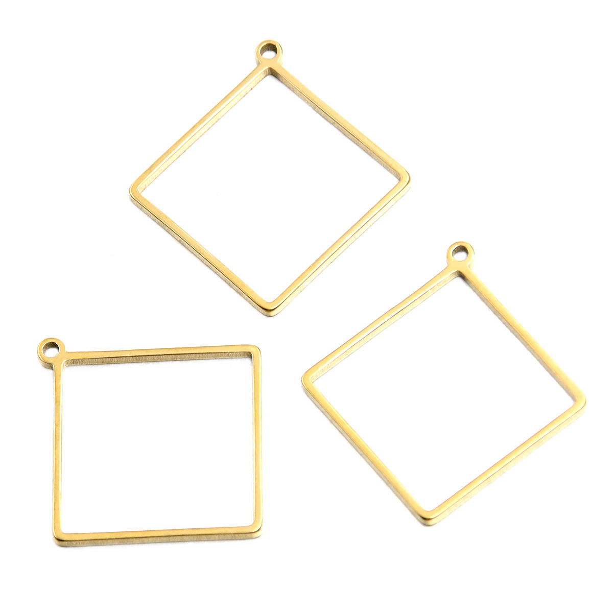 Golden square size 21x21x1.2mm0.7g
