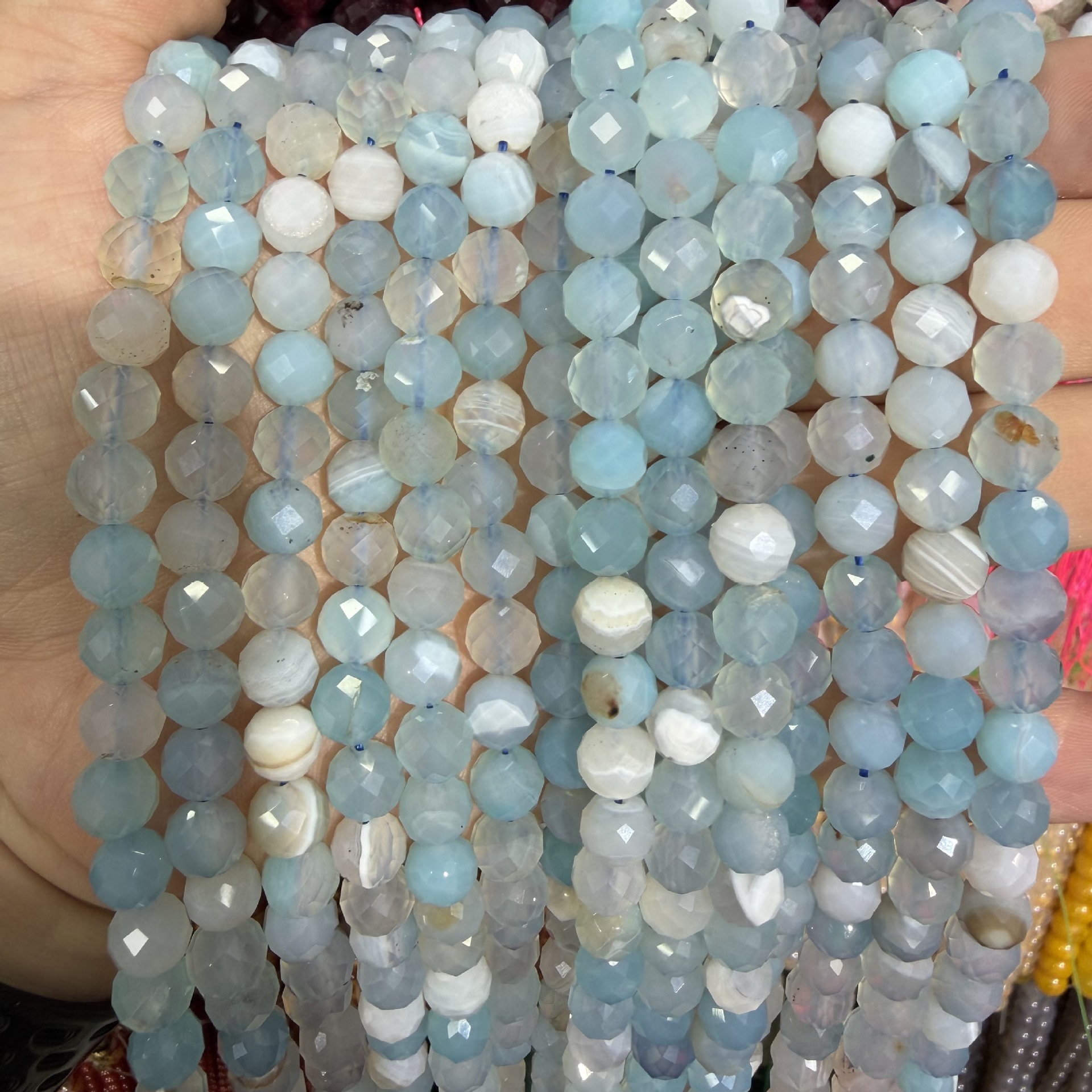 water blue lace agate