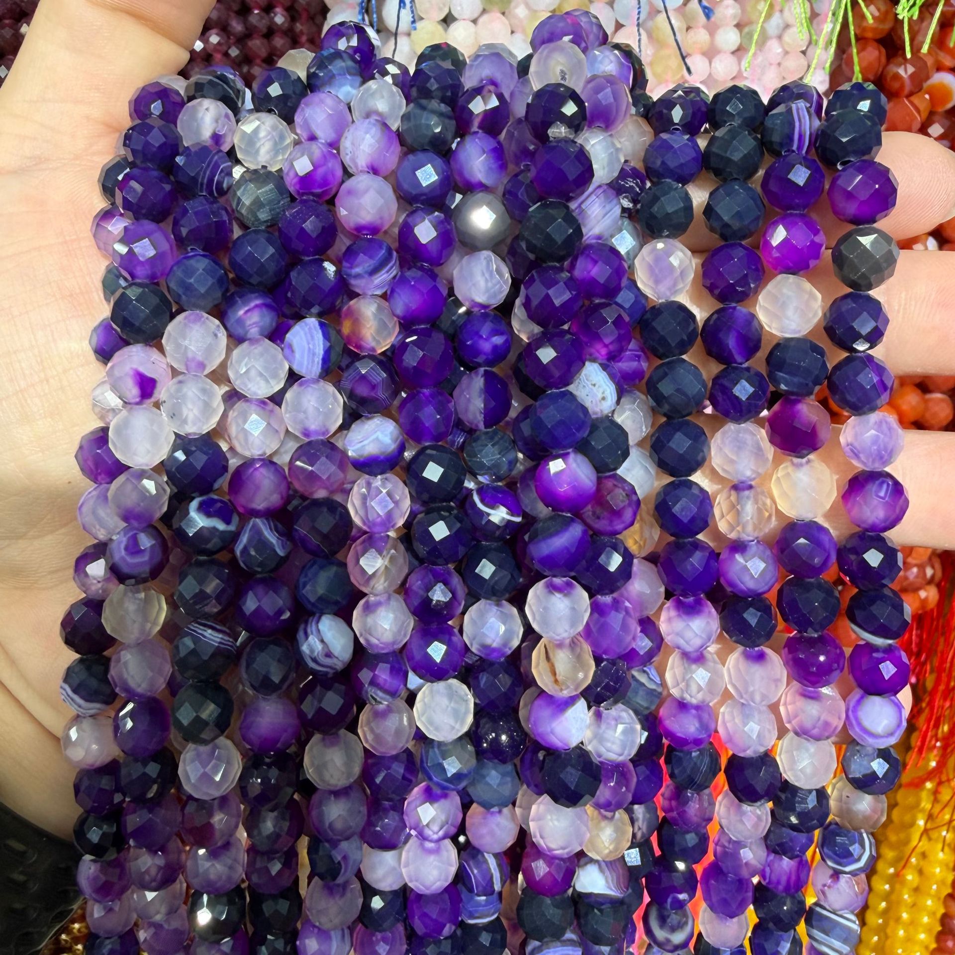 Agate dentelle violet