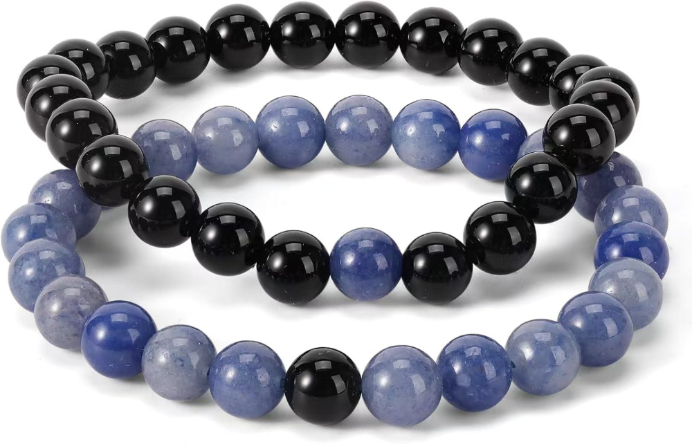8mm Blue Aventurine Blackstone