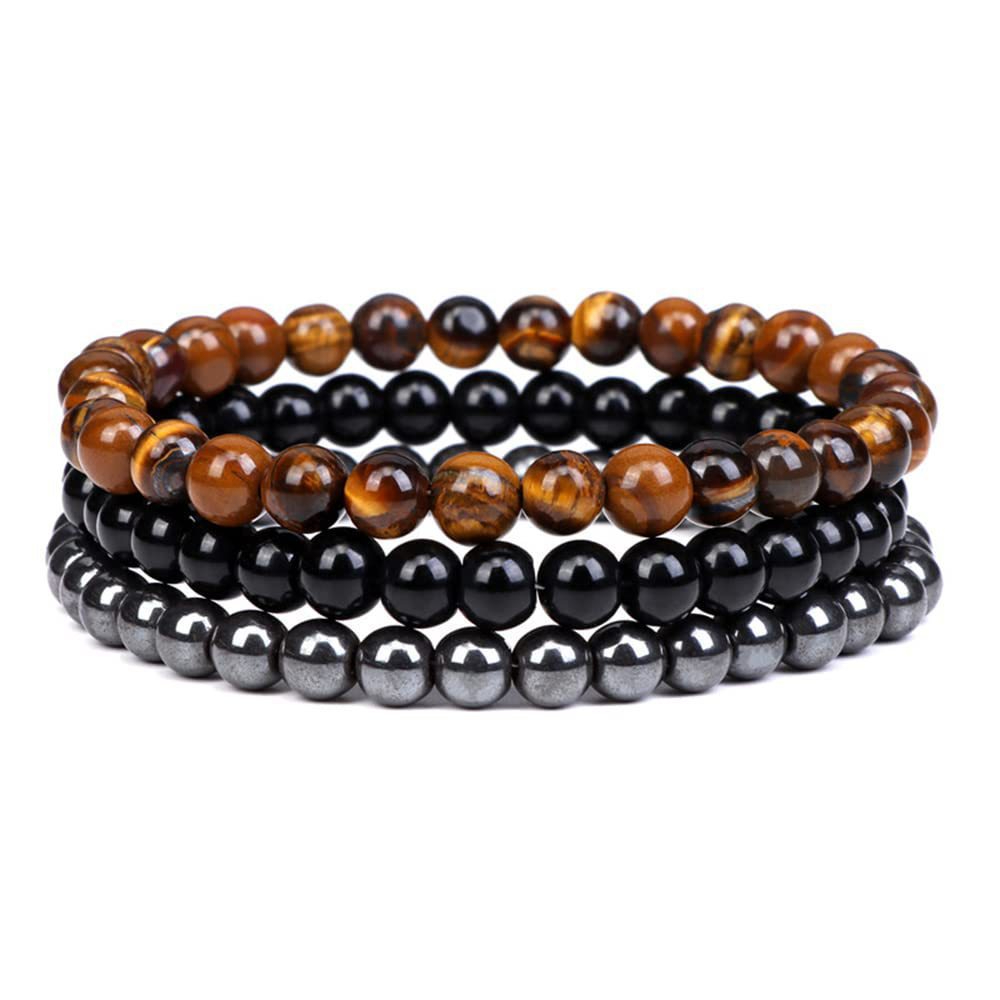 6mm tiger eye bright stone black gall