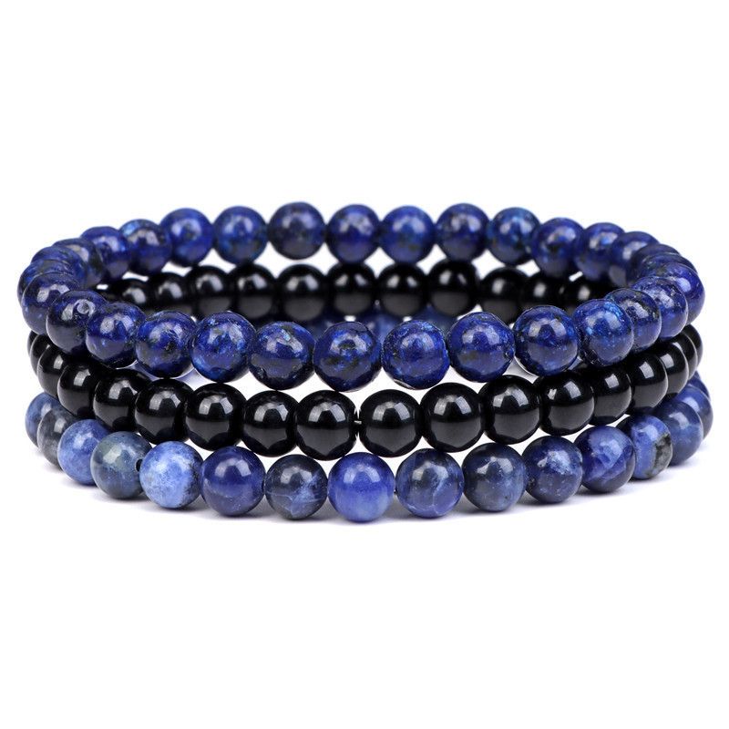 6mm lapis lazuli blackstone Sodalite
