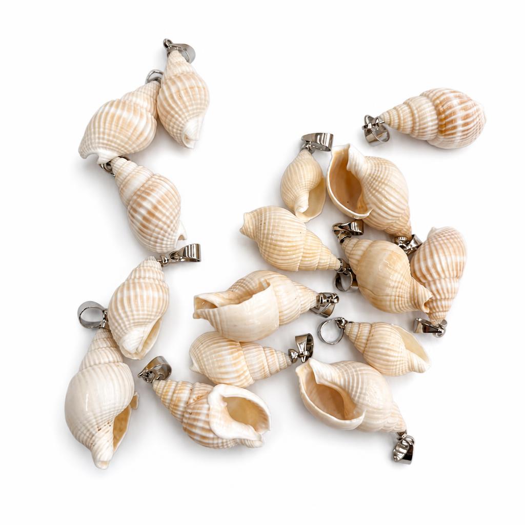 Textured snail-silver buckle