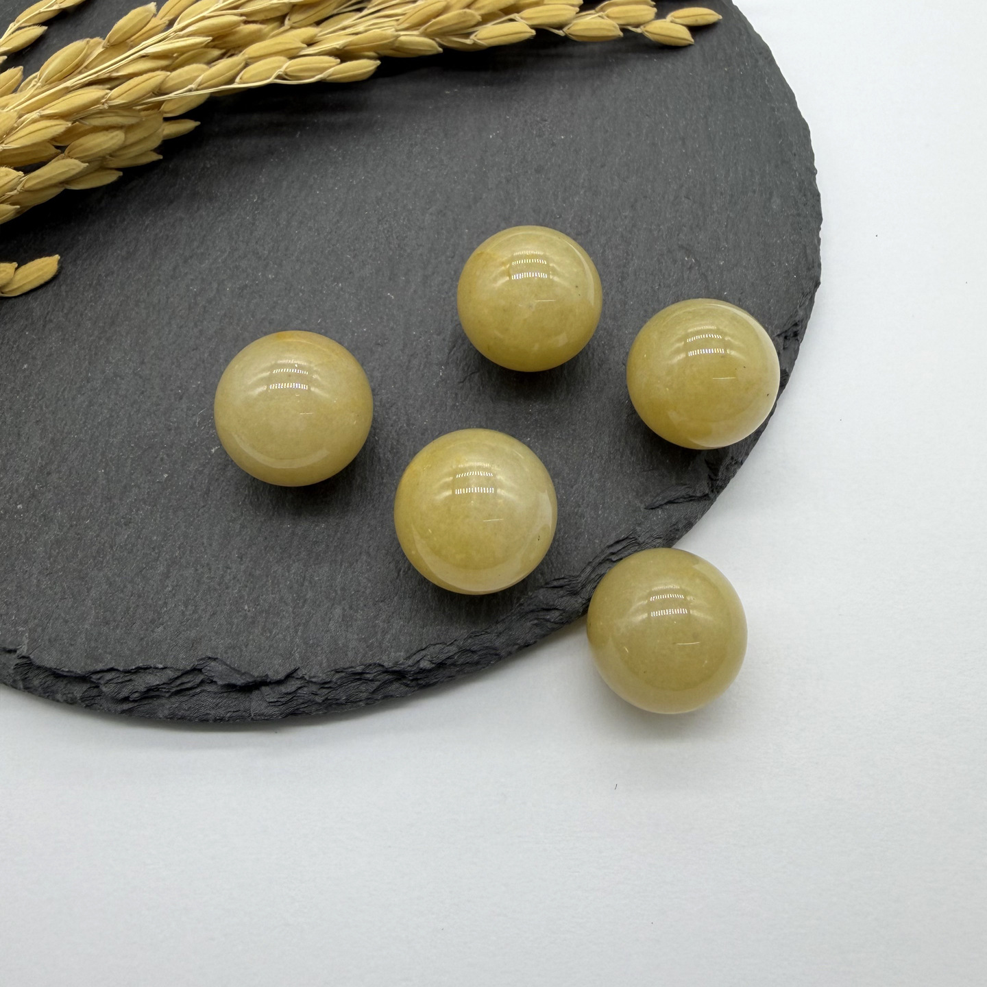 A yellow jade stone