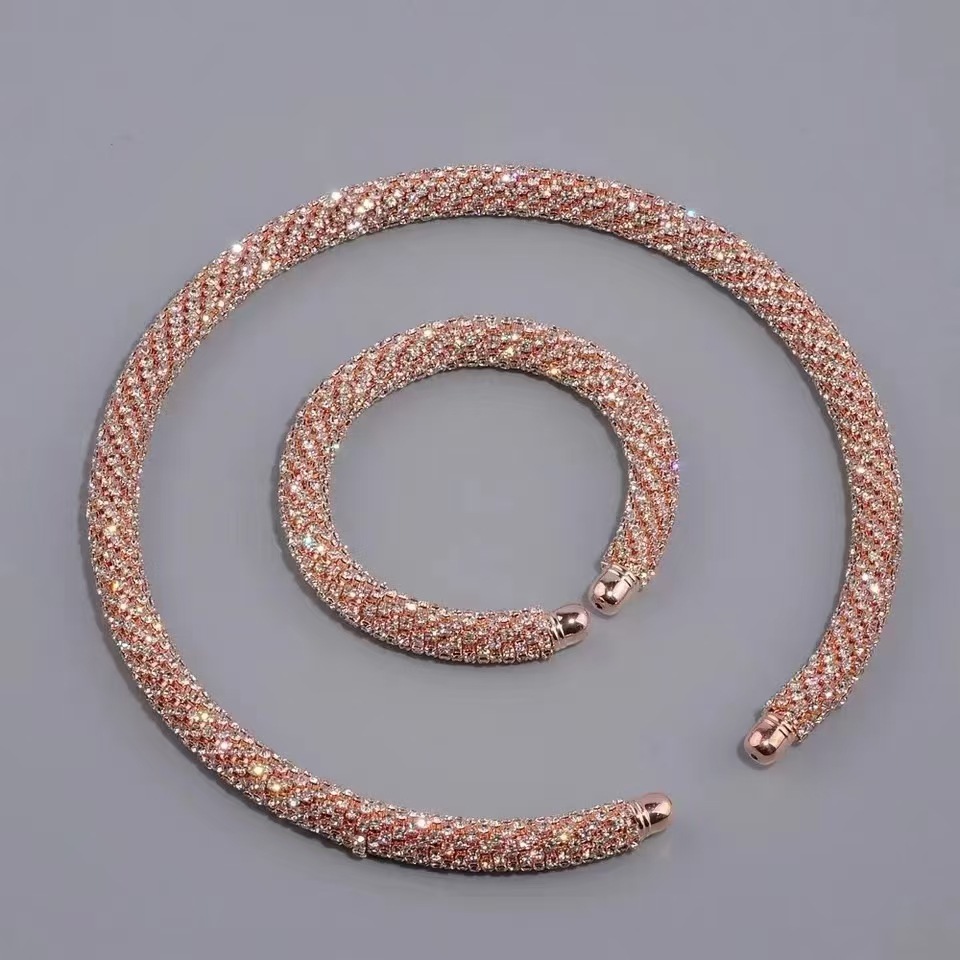 Rose gold set
