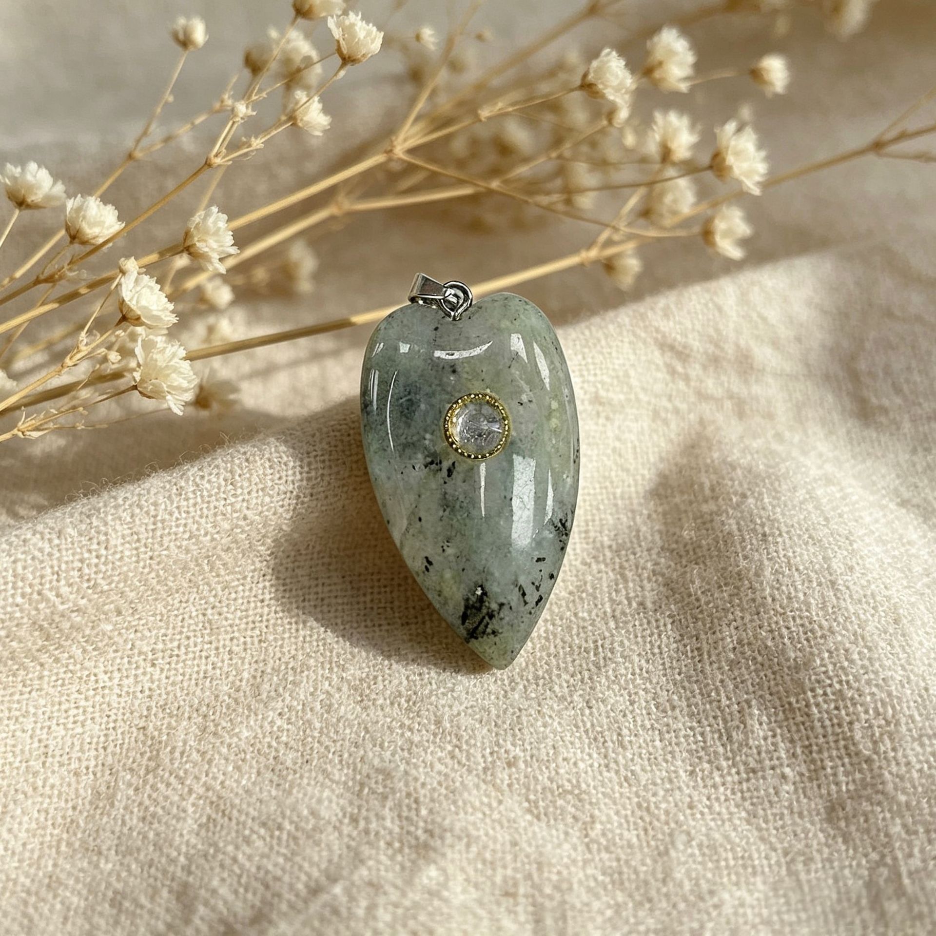 gray labradorite
