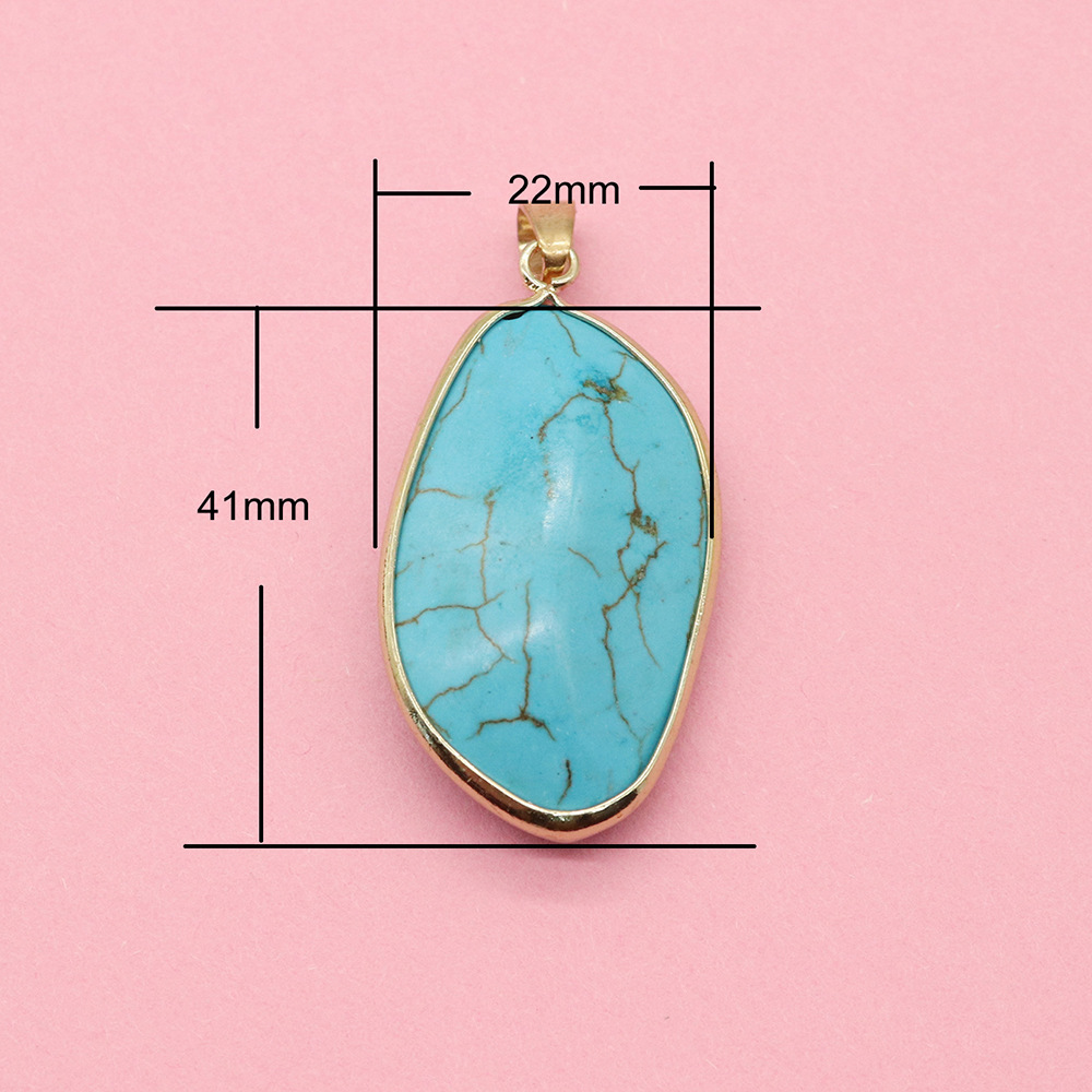 No. 2 golden drop shape 22x41mm, 8g
