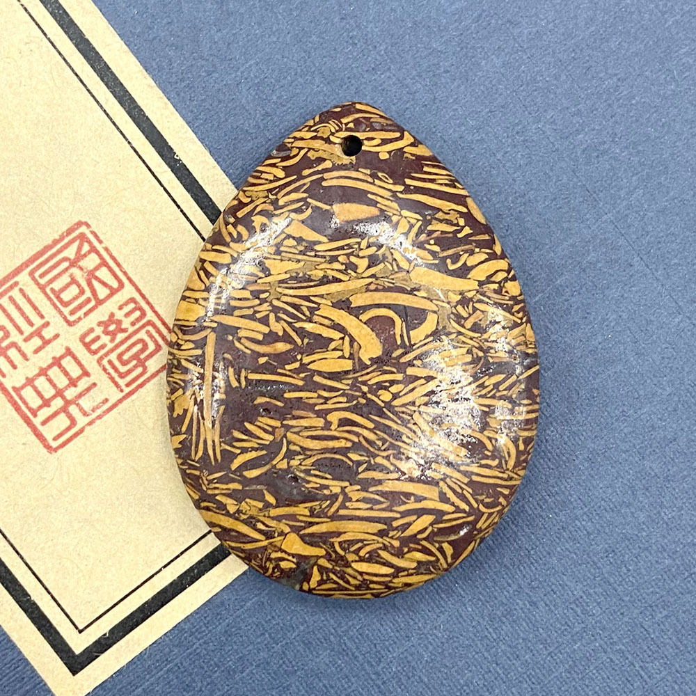 Golden silk jade