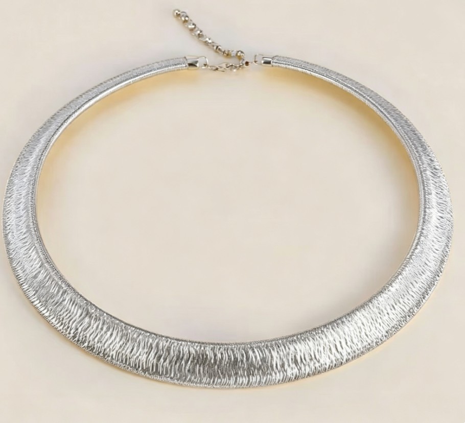 Silver collar 45cm