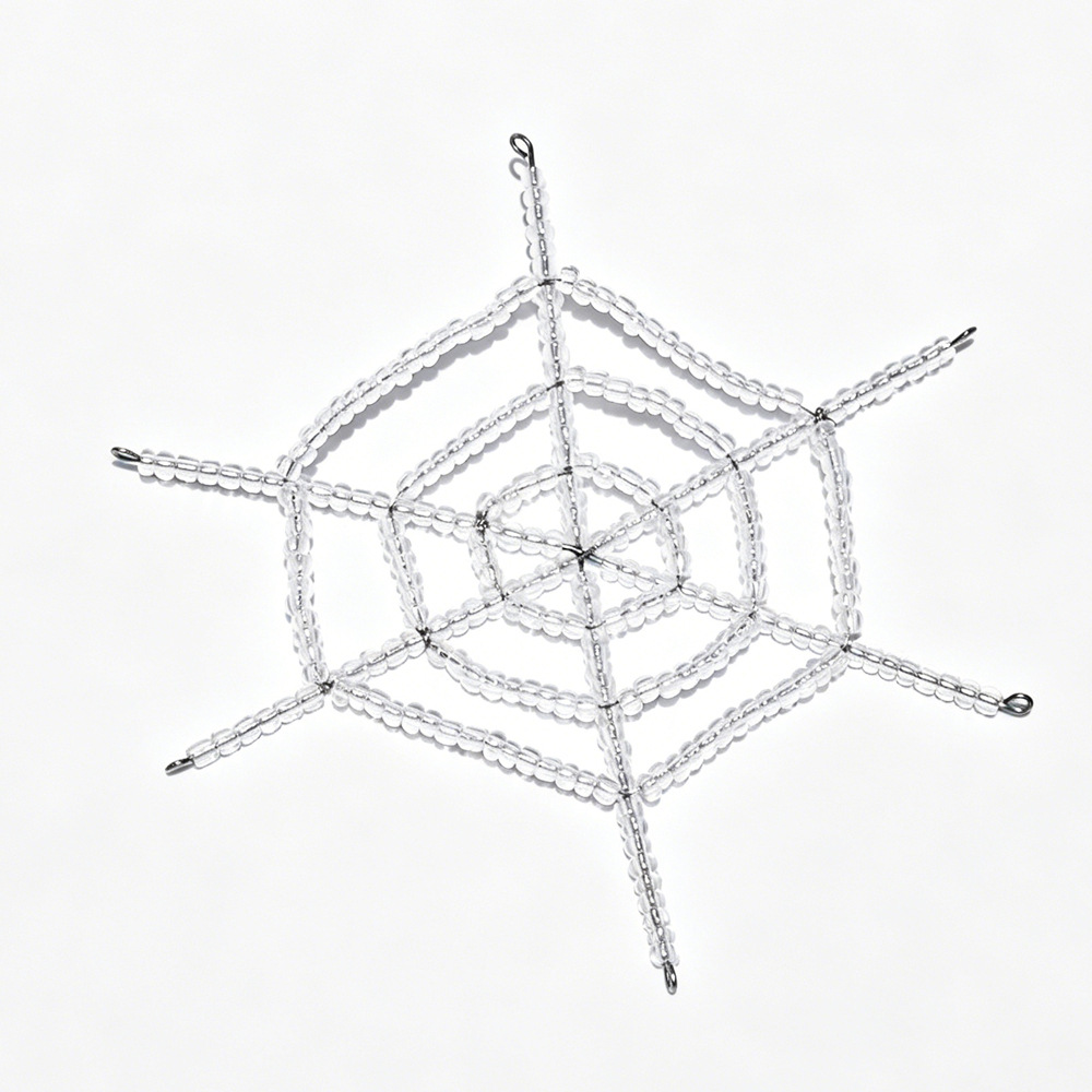 White spider web