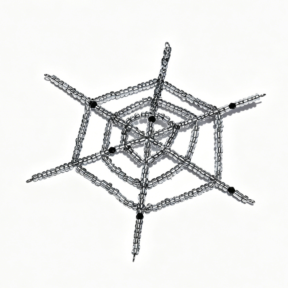 Black spider web
