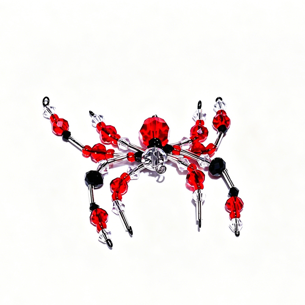 Black and white red spider