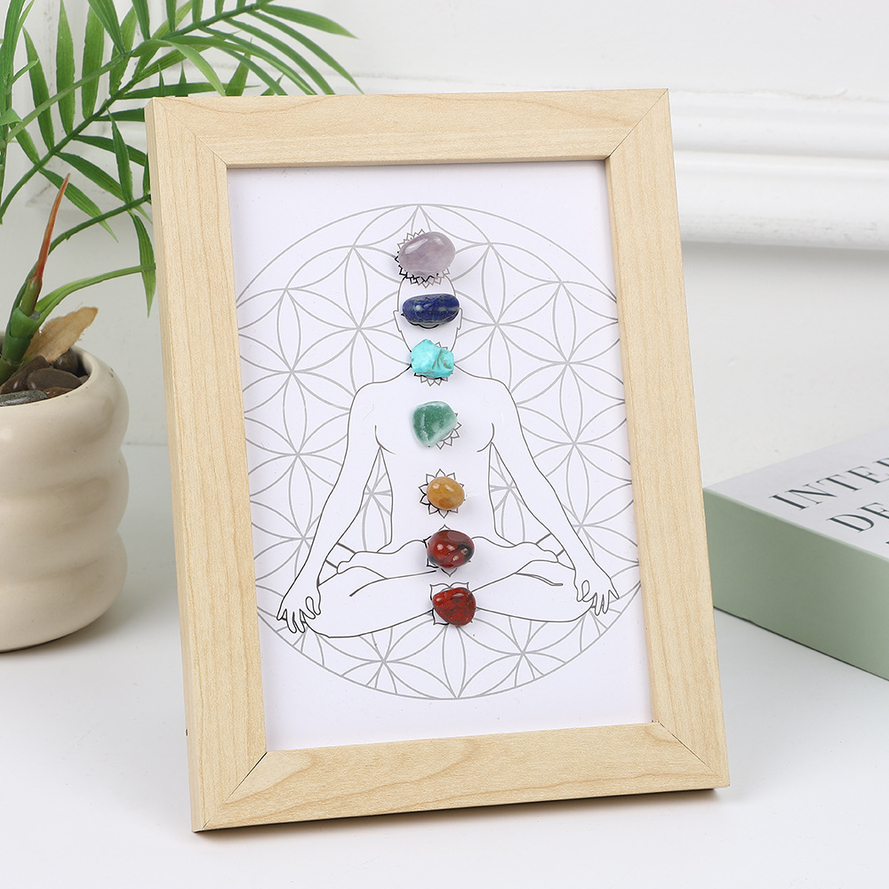 Colorful stone style b (sitting straight)