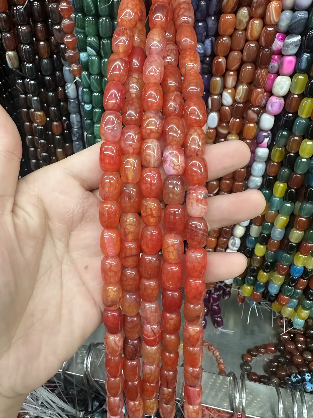 Light Crystal Orange-Red