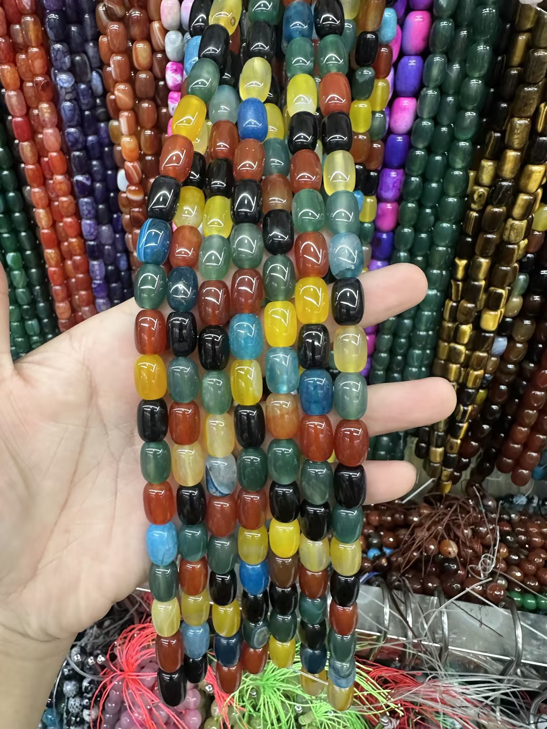 Seven-colored stone