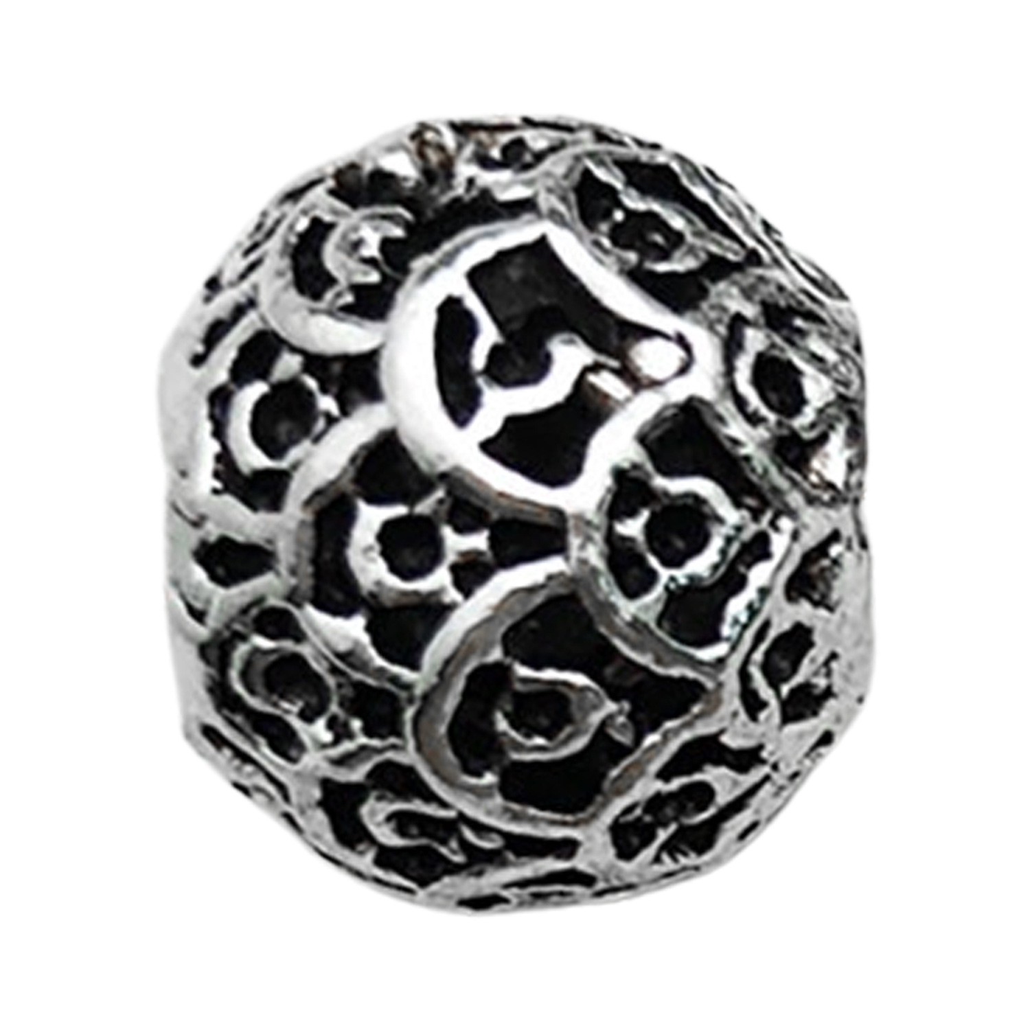 1 round hollow flower-shaped wavy fish scale 9x11mm-1.8g-hole 4.8-16640