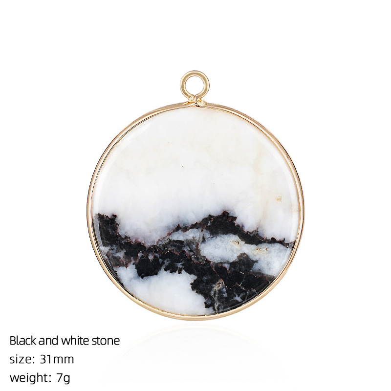 black white stone