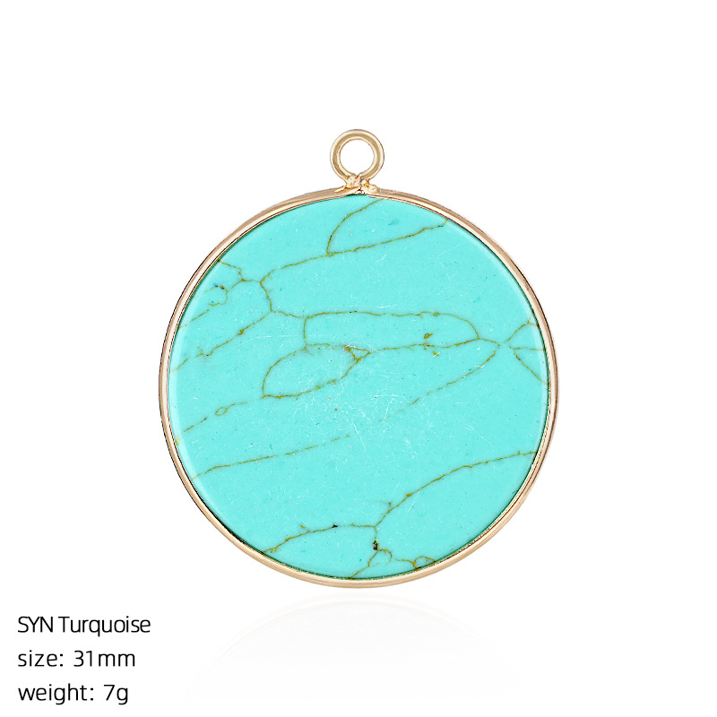 blue turquoise synthetic