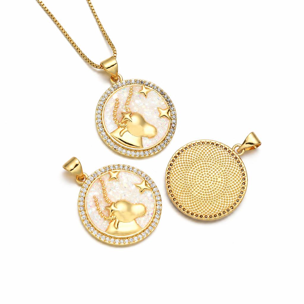 Taurus (colorful pink opal)