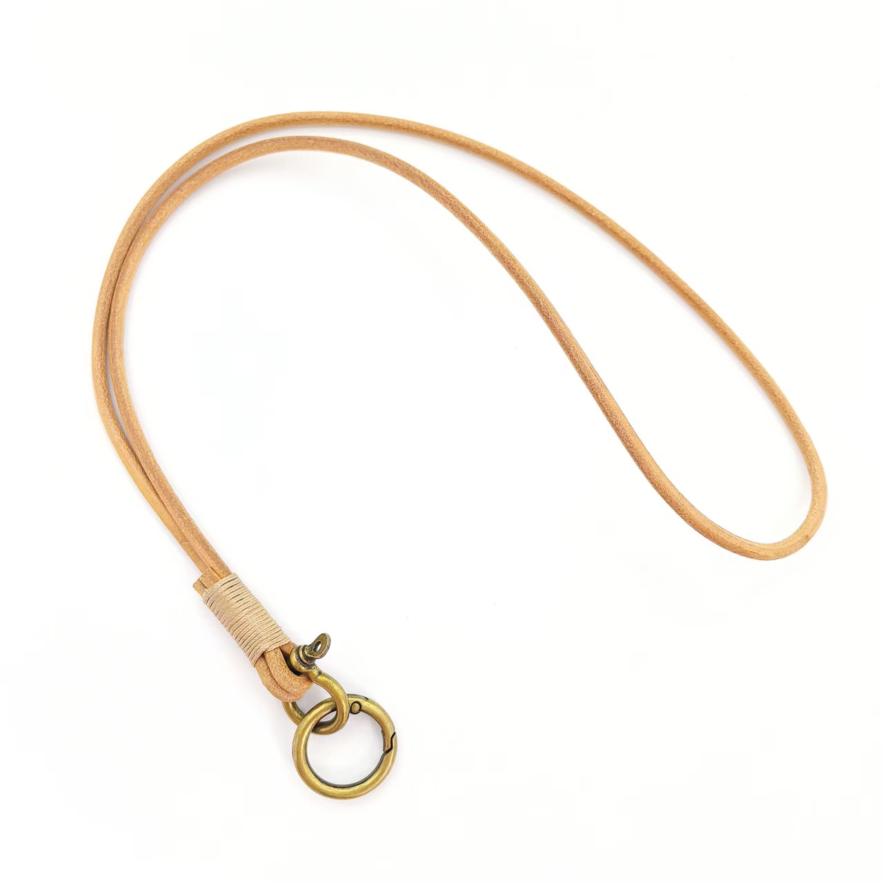 45cm Original color horseshoe buckle necklace 4mm
