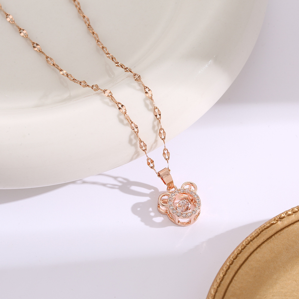 Xl1783-33# rose gold bear