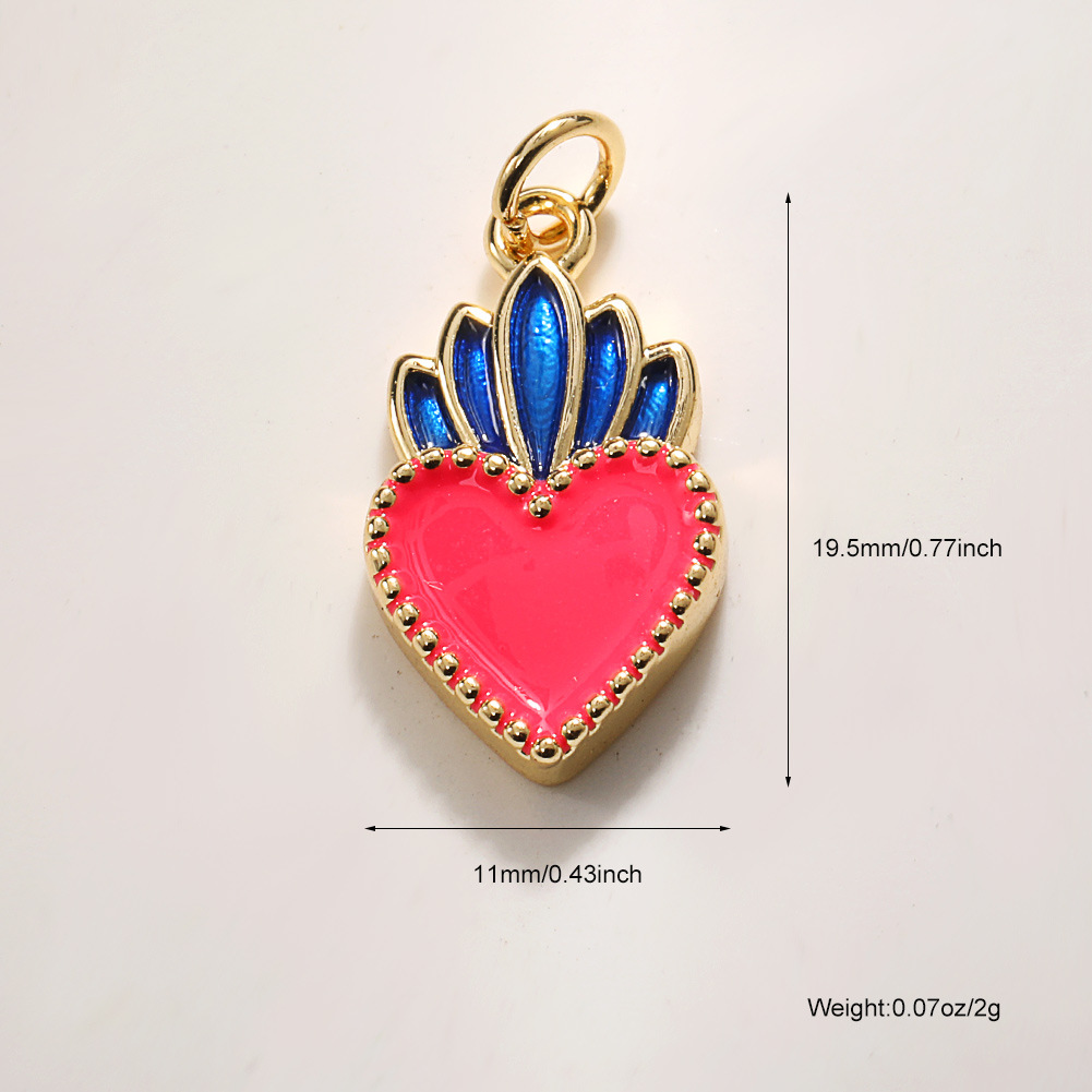 A979 dripping oil pink radish heart