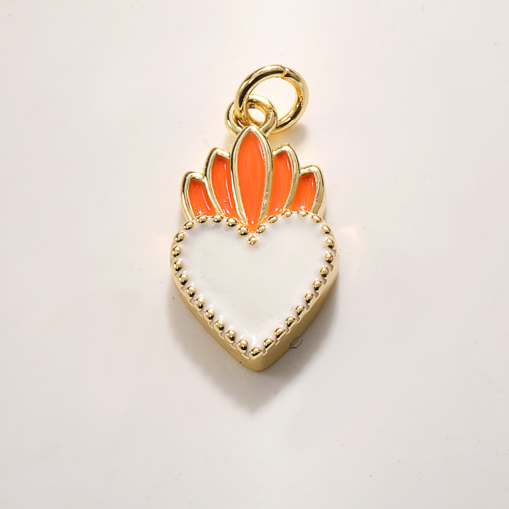 A980 dripping oil white radish love heart